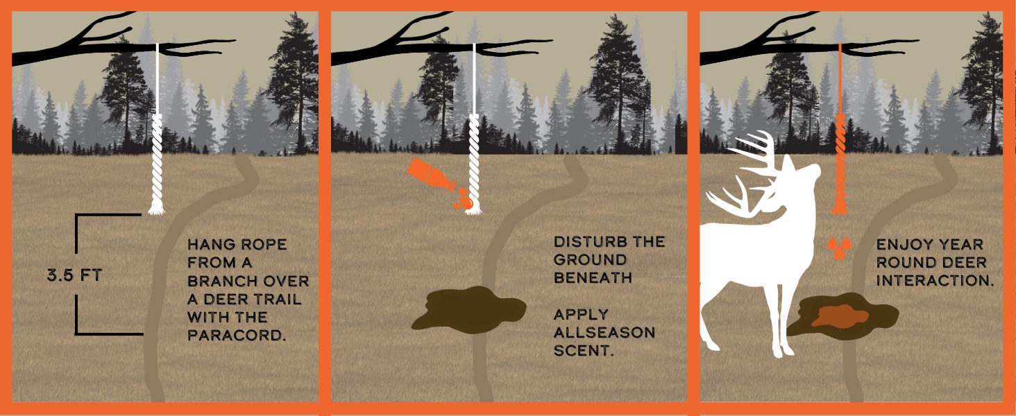 The Original Hemp Rope for Mock Scrapes | HODAG Outdoors