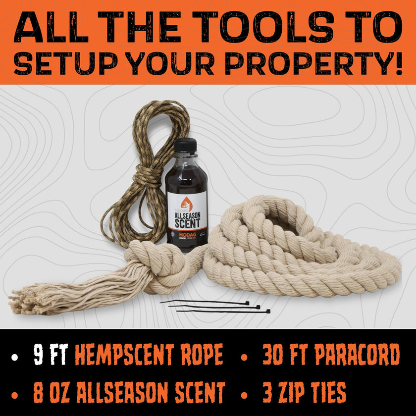 Scrape Rope Systems HempScent™ Rope - Multi-Setup | The Original Rope Scrape by HODAG ...